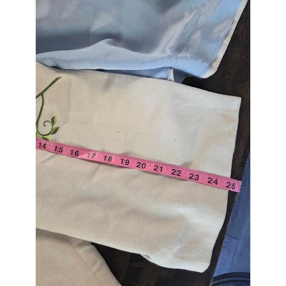 Deane-White Linen Blend Sheath Dress Plus Sz 20 Jacket Embroidered Floral - Picture 10 of 10